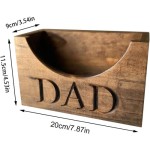 Kotak topi baseball kayu, kotak topi Hari Ayah, kotak penyimpanan topi kayu, lemari pajangan topi, dekorasi ruang tamu, warna kayu